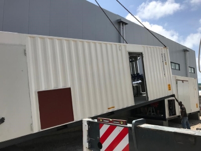 container stoomketel installatie BKS